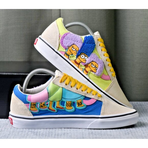 Pre-Owned! Size: 7.5 Men/9 Women | The Simpsons x Vans Old Skool 'The Bouviers' - Picture 4 of 16